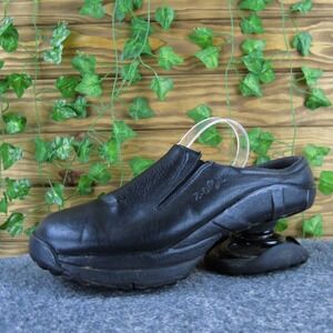 Z-CoiL Women Slip On Walking Black Leather Sz 9 Medium  Used 2025